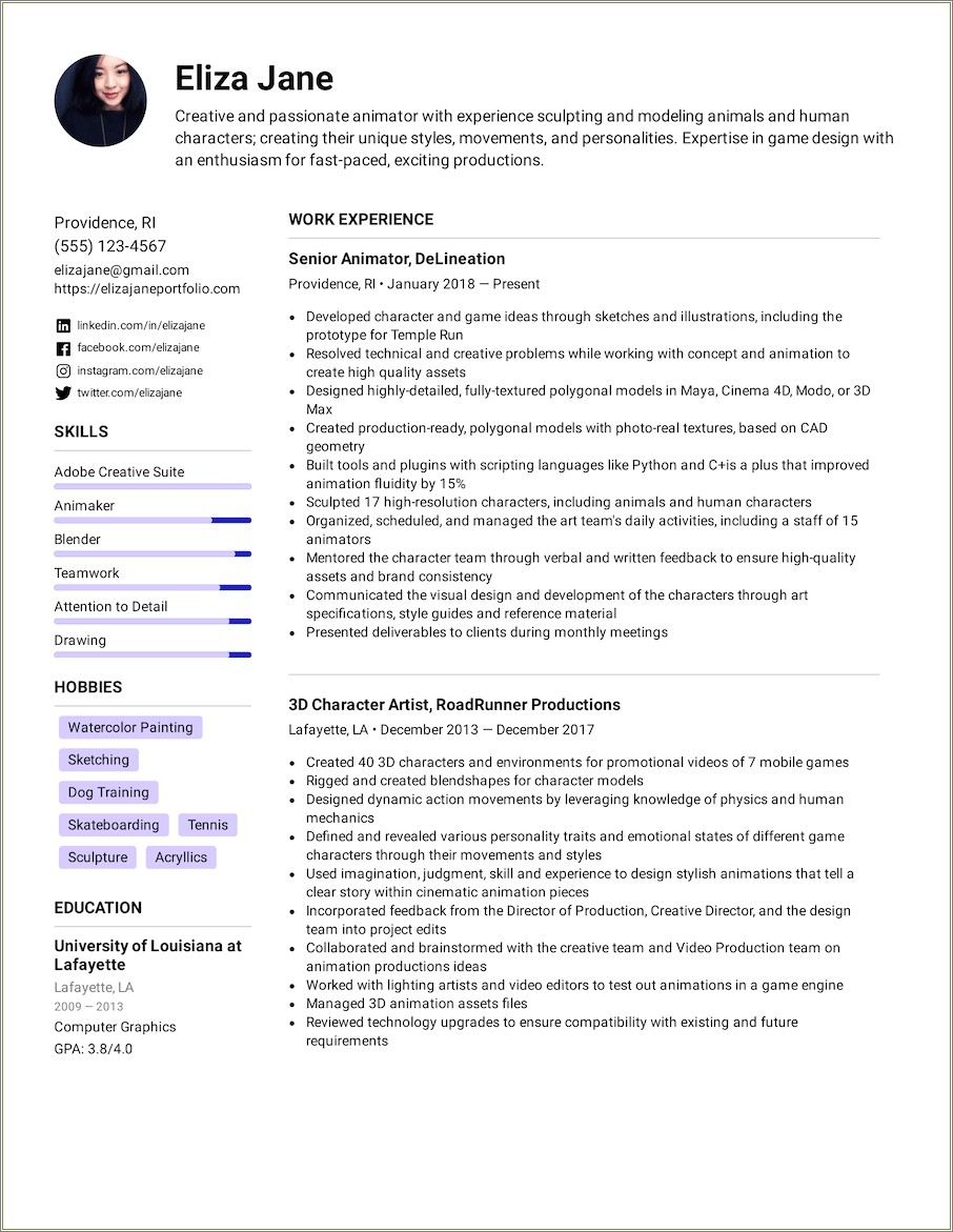 Resume Format For Call Center Job Fresher