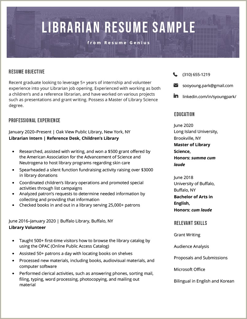 Resume Genius Won't Work During Experiences