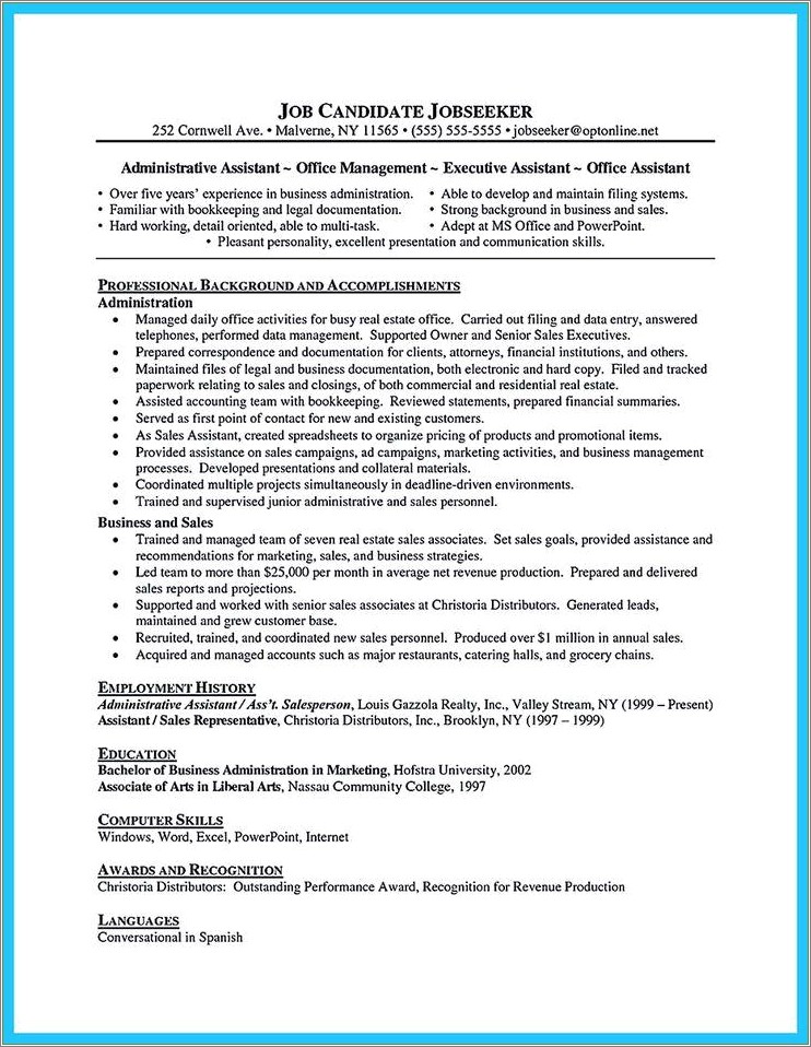 Resume Headline For Associate Project Manager