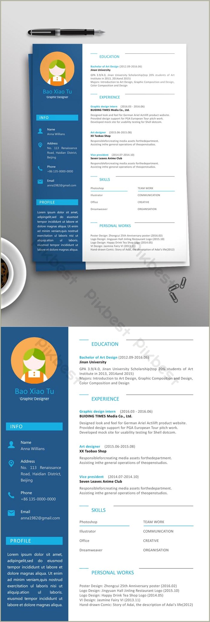 Resume In English Word Format Download