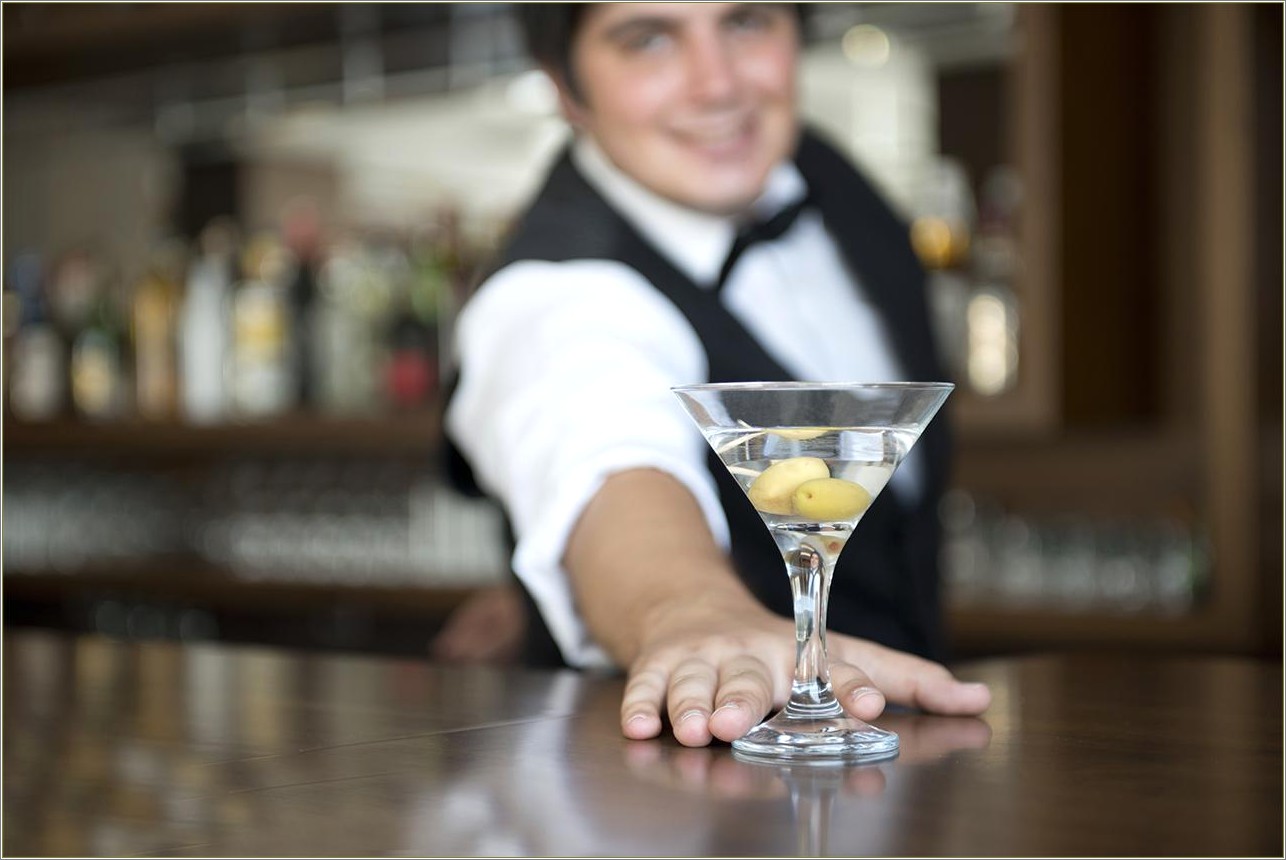 Resume Job Description For Hotel Bartender