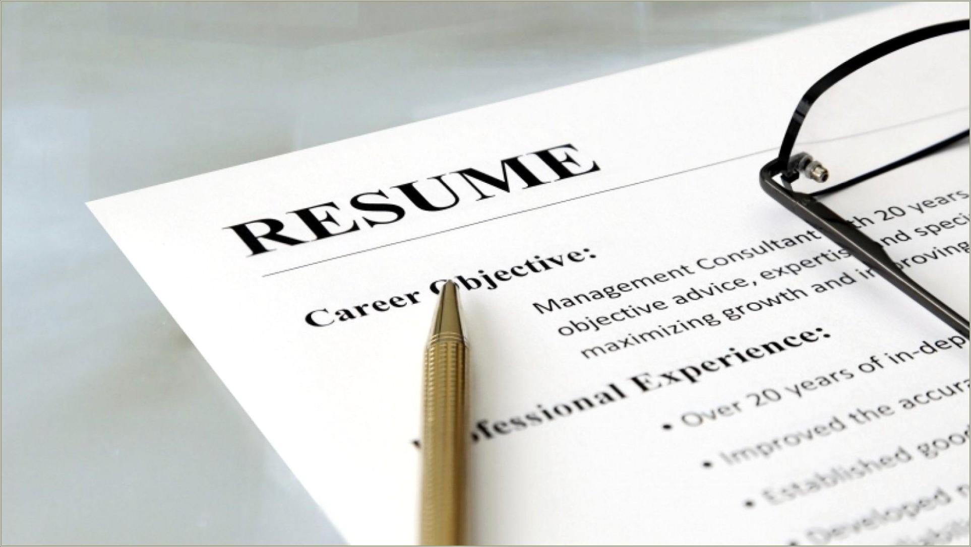 Resume Job You Haven't Begun