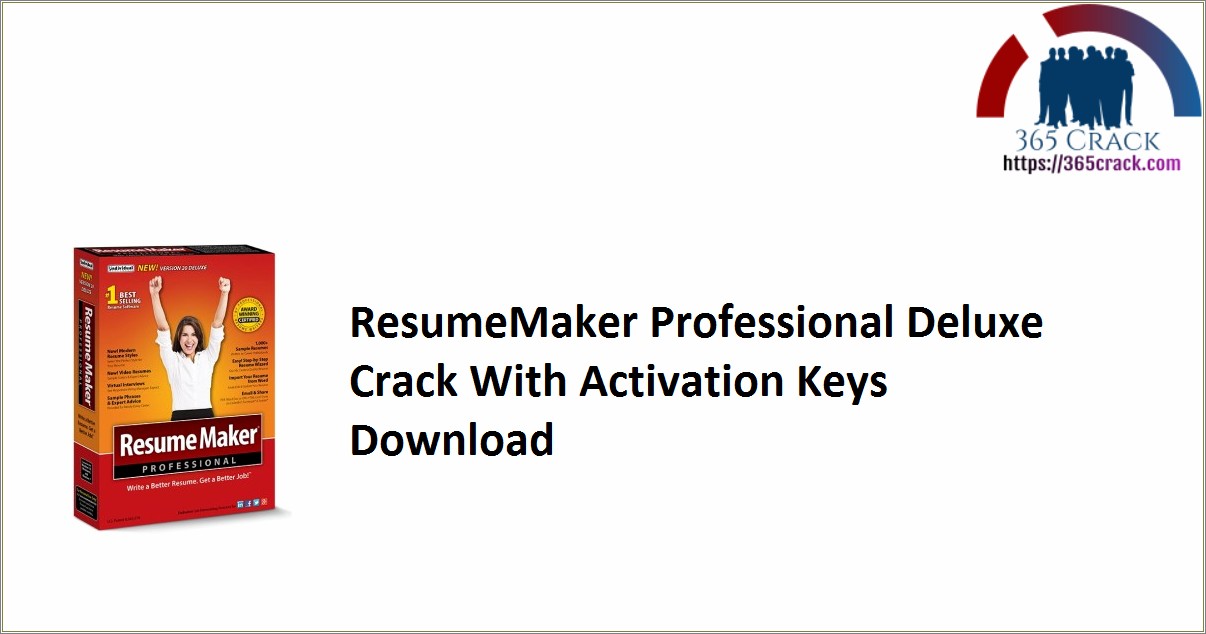 Resume Maker Professional Deluxe 18 Free Download