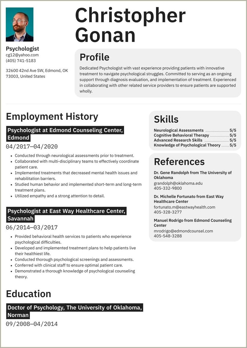 Resume Maker Using A Word Document