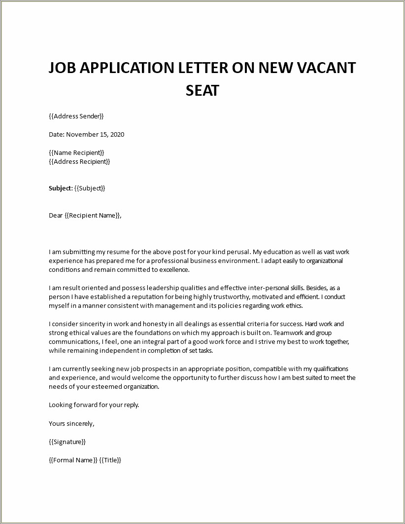 Resume Name While Submitting Job Application