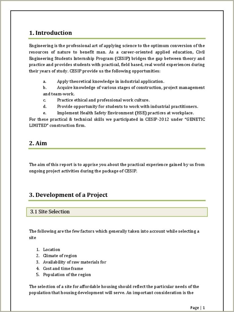 Resume Objective Engineering For Internship And Rotational Programs