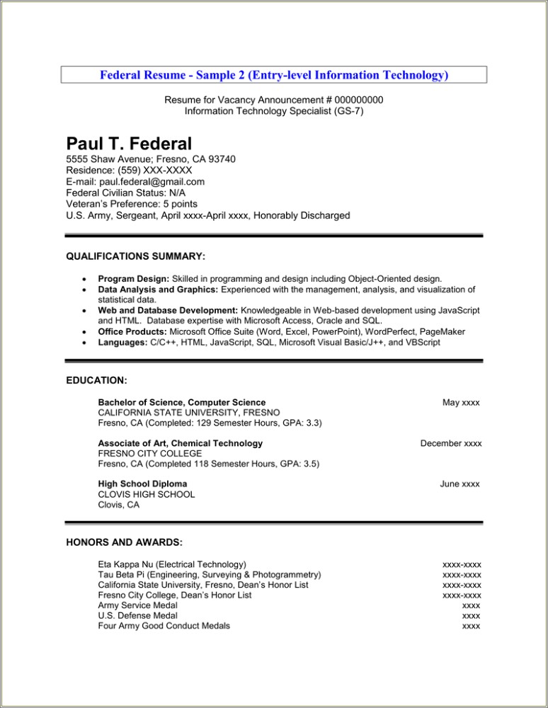 Resume Objective Example Entry Level T