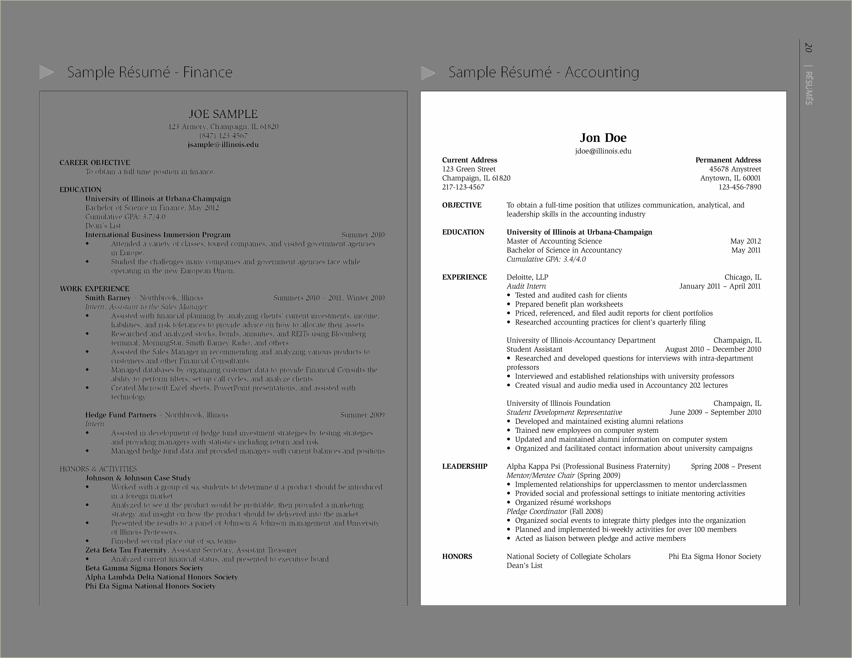 Resume Objective Example For First Accounting Job