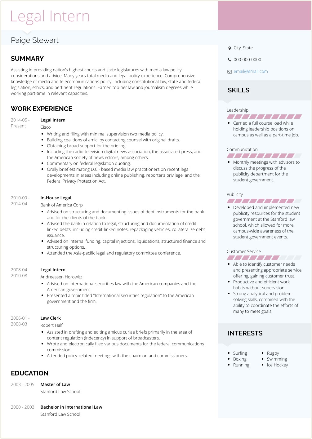 Resume Objective Example For Part Time Job