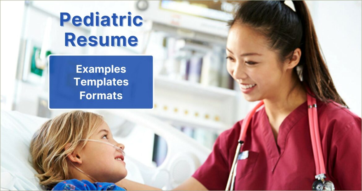 Resume Objective Examples For Pediatric Nurse