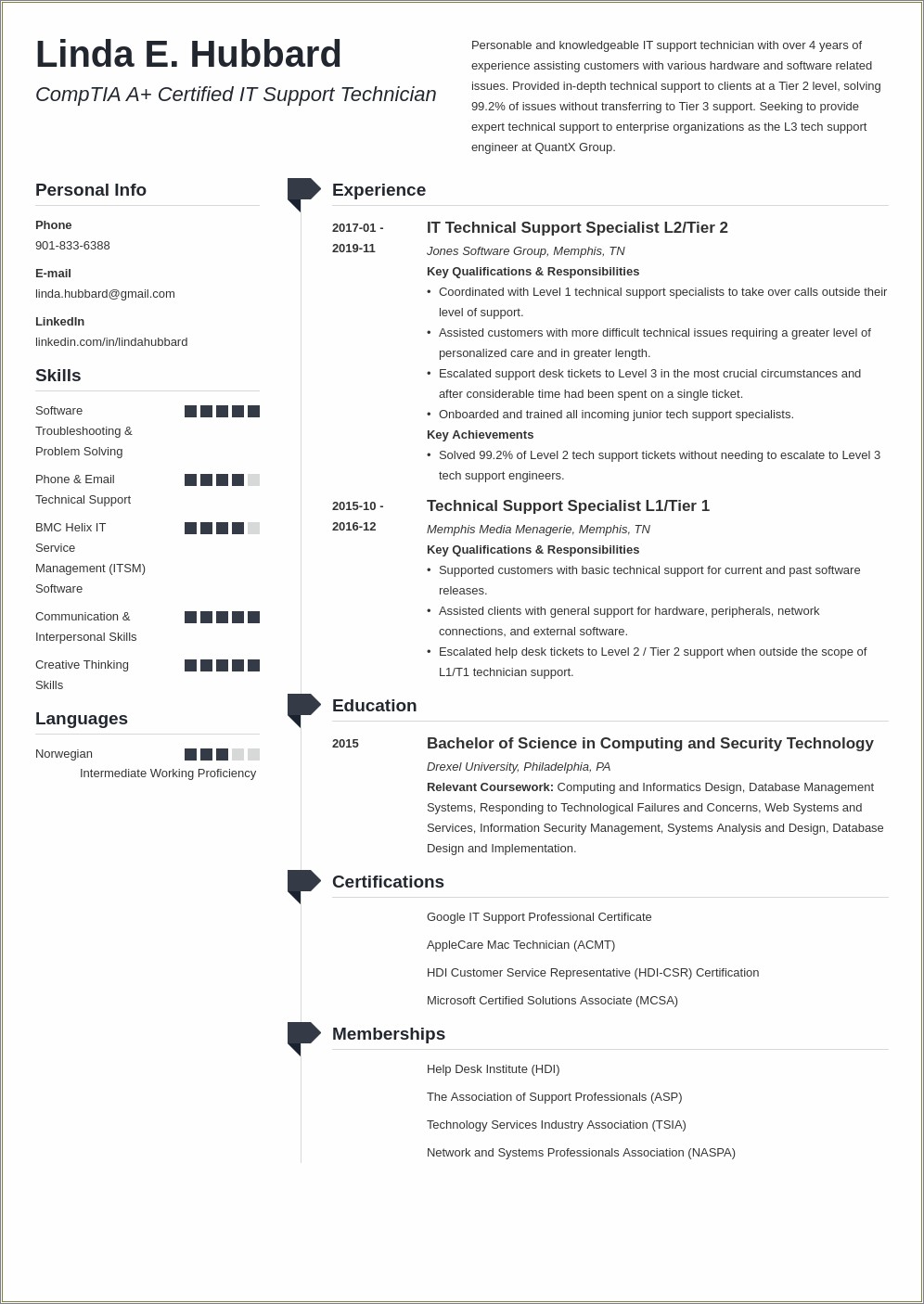 Resume Objective Examples For Technical Support