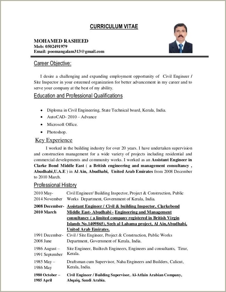 Resume Objective For Advancement In Company