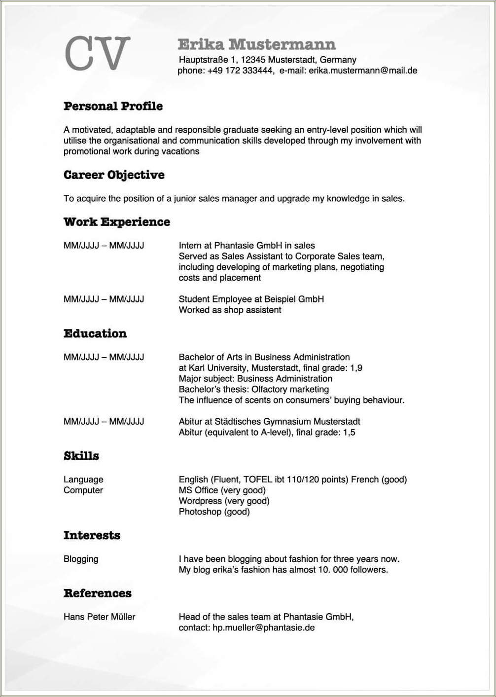 Resume Objective For Entry Level Communications Jobs