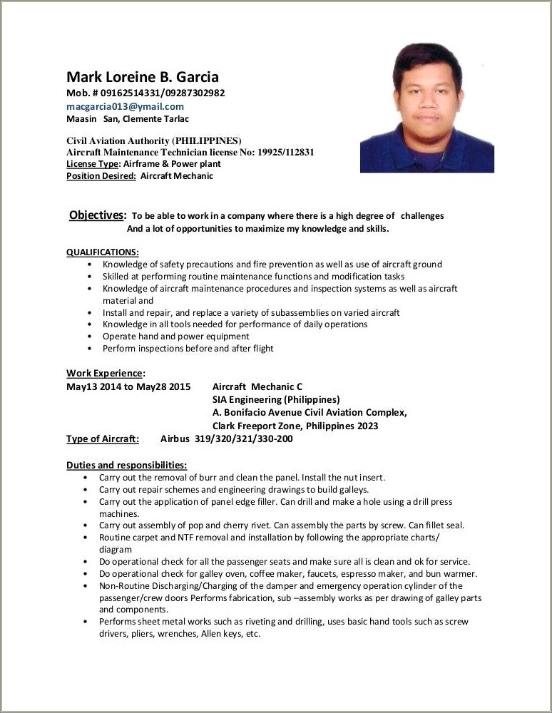 Resume Objective For Highway Maintenance Worker