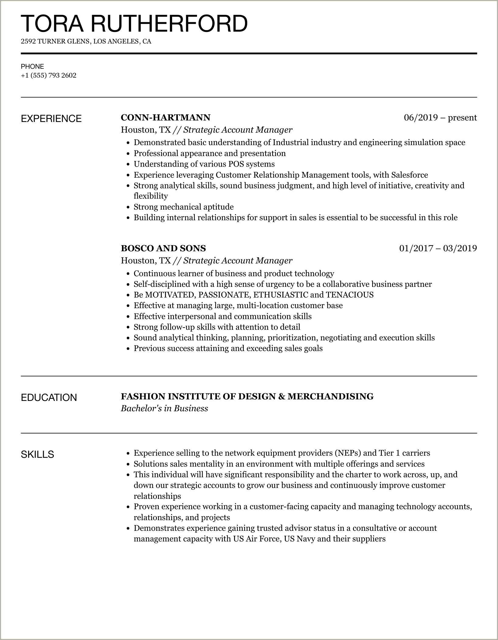 Resume Objective For Orthopedic Manager To Fashion Industry