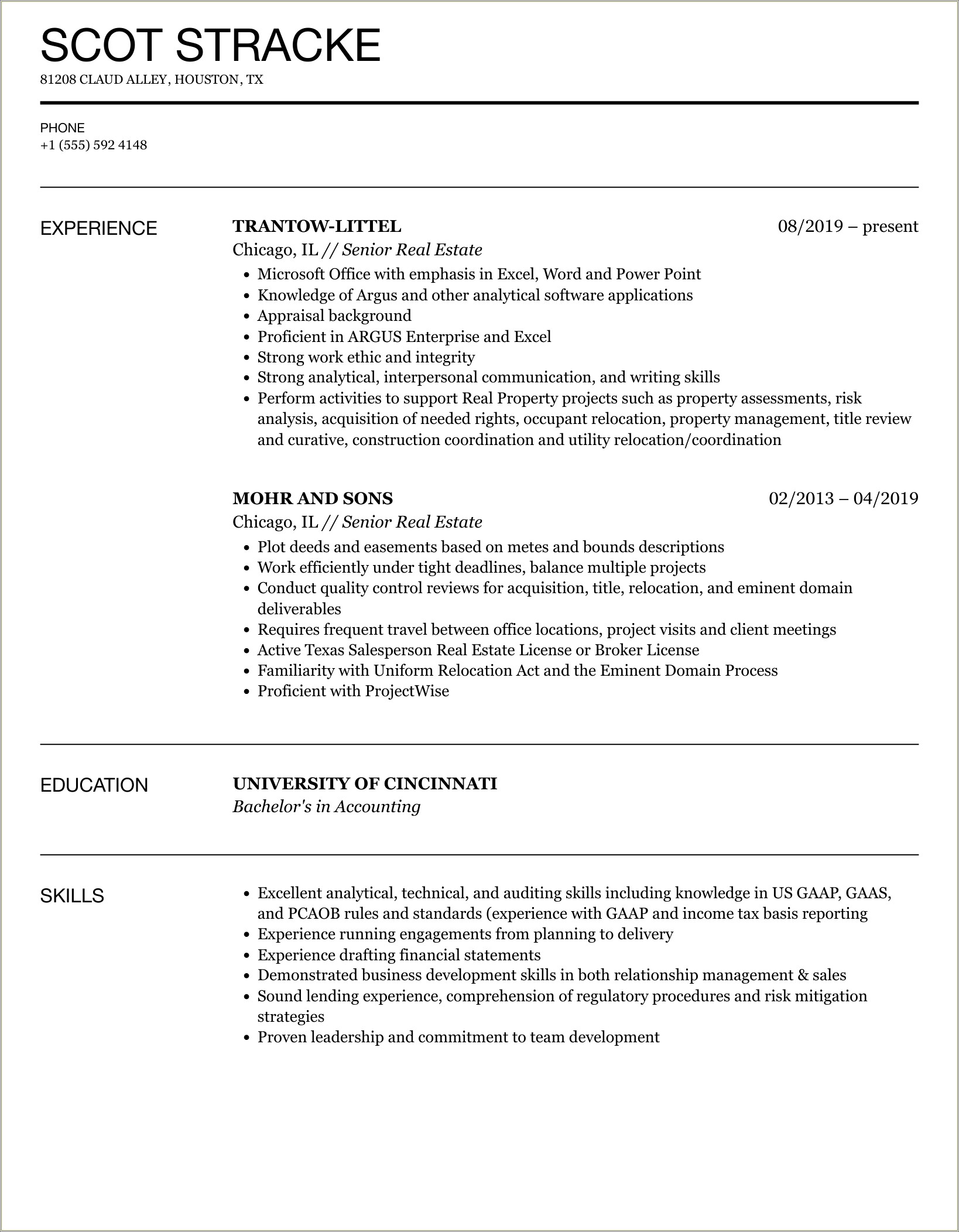 Resume Objective For Real Estate Assistant