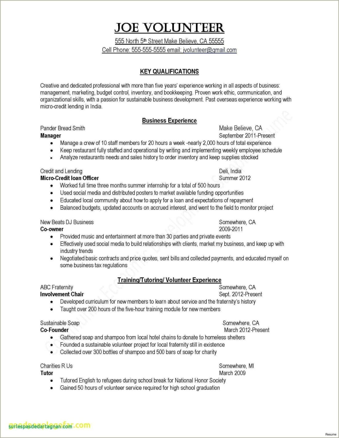 Resume Objectives For Volunteer Homeless Shelter