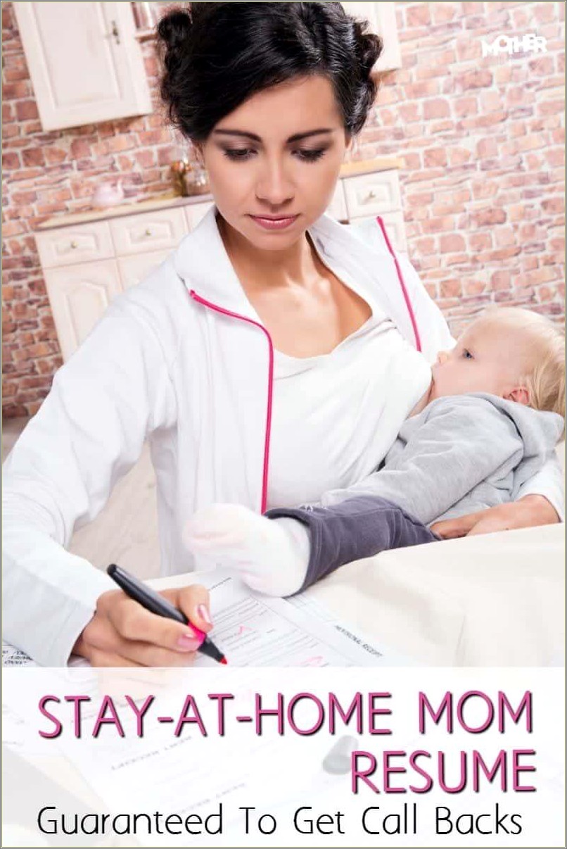 Resume Objects For Stay At Home Mom
