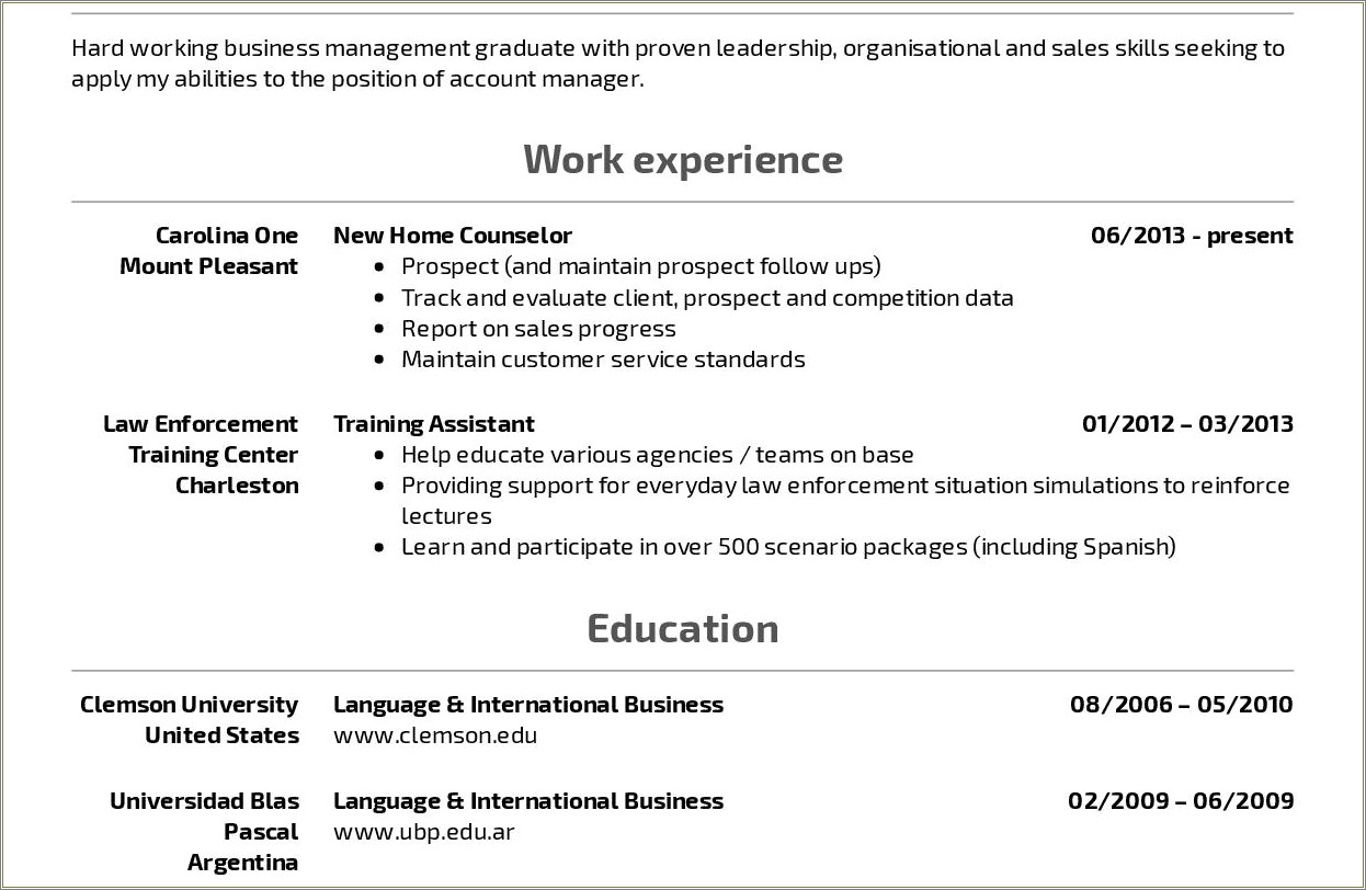 Resume Putting Languages You're Learning