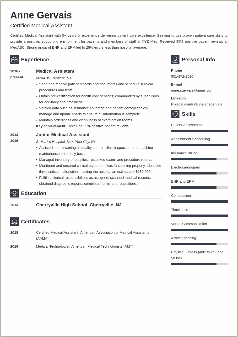 Resume Sample For Job After Spm