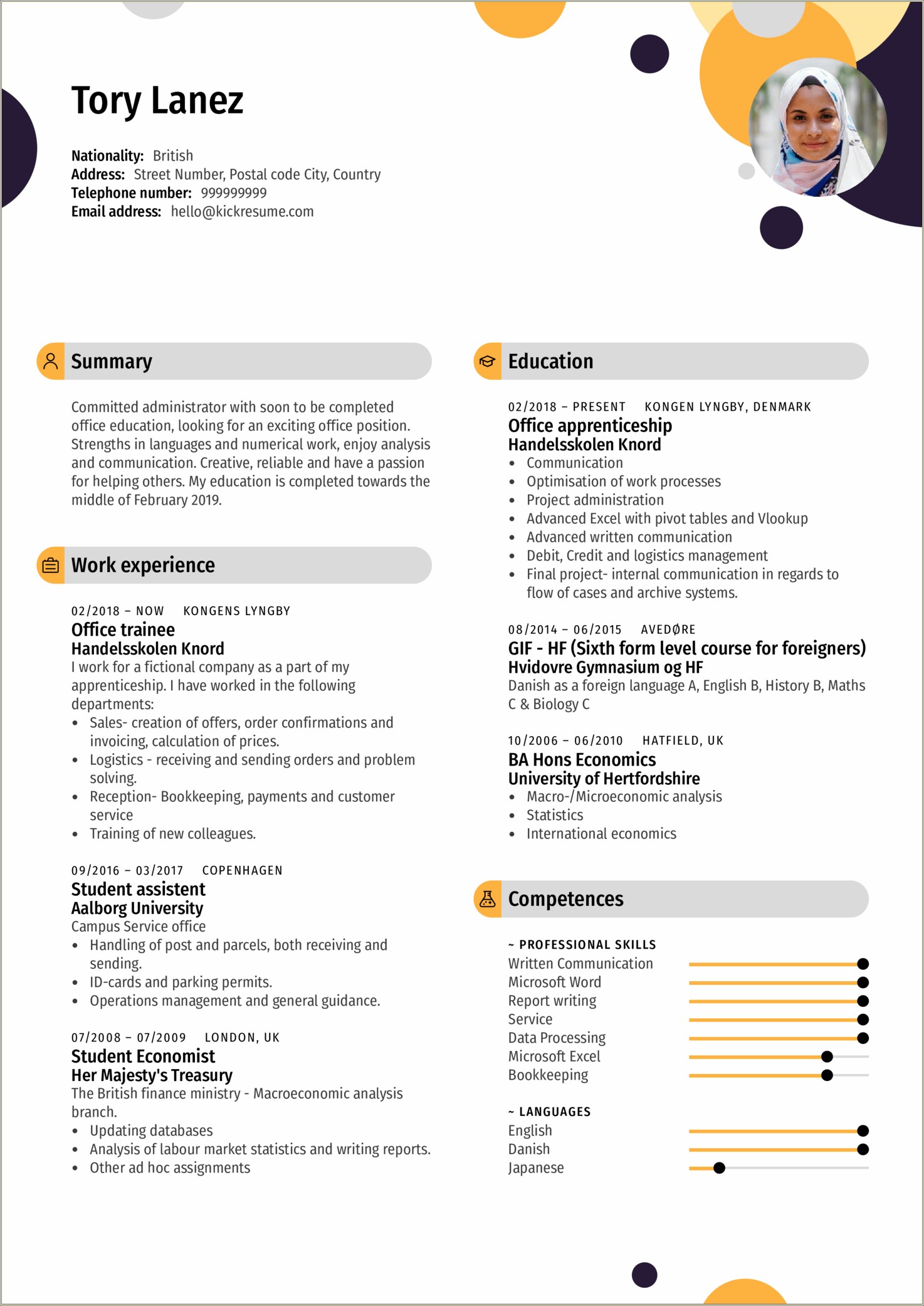 Resume Sample Office Assistant Phone Lines
