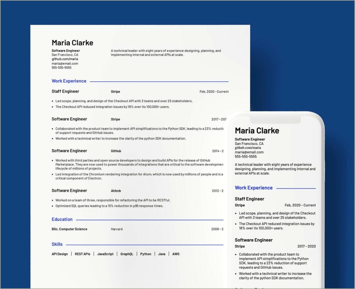 Resume Samples For Experienced It Professionals Doc