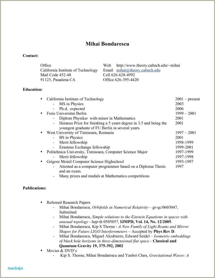 Resume Samples For First Time Employment