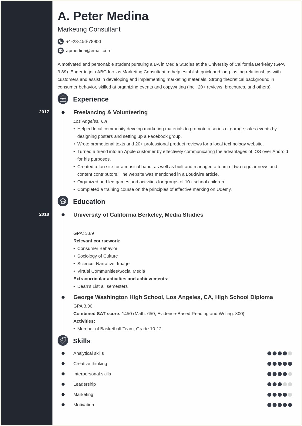 Resume Samples For People Without Much Expreience