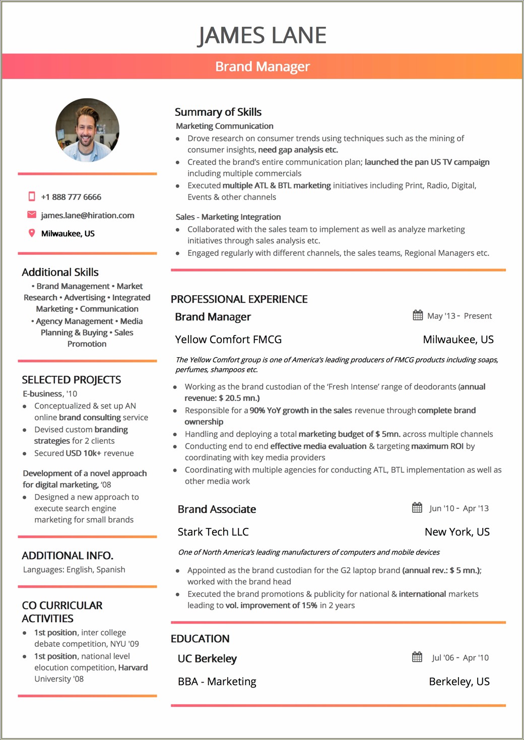 Resume Samples For Summary Of Qualifications