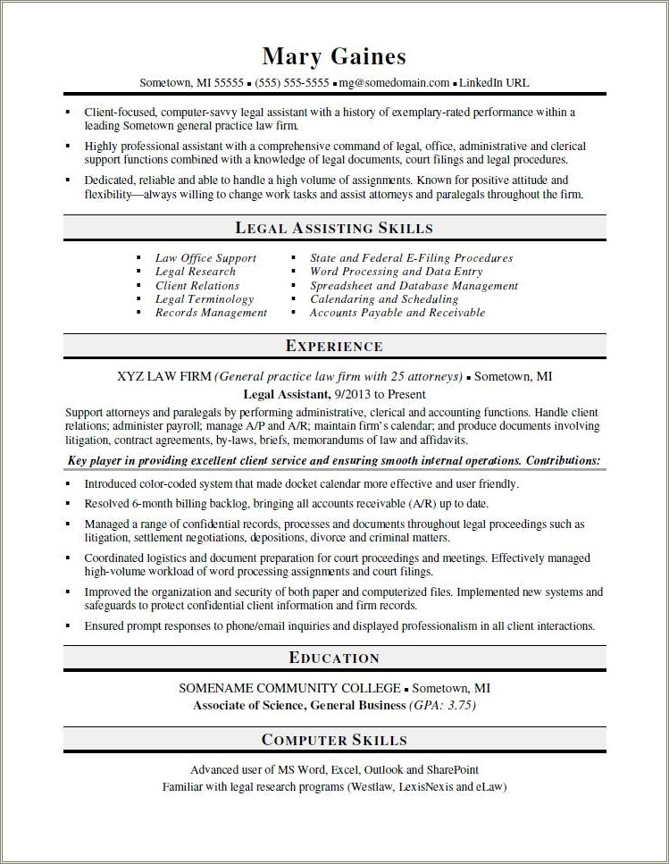 Resume Should I Put Community College