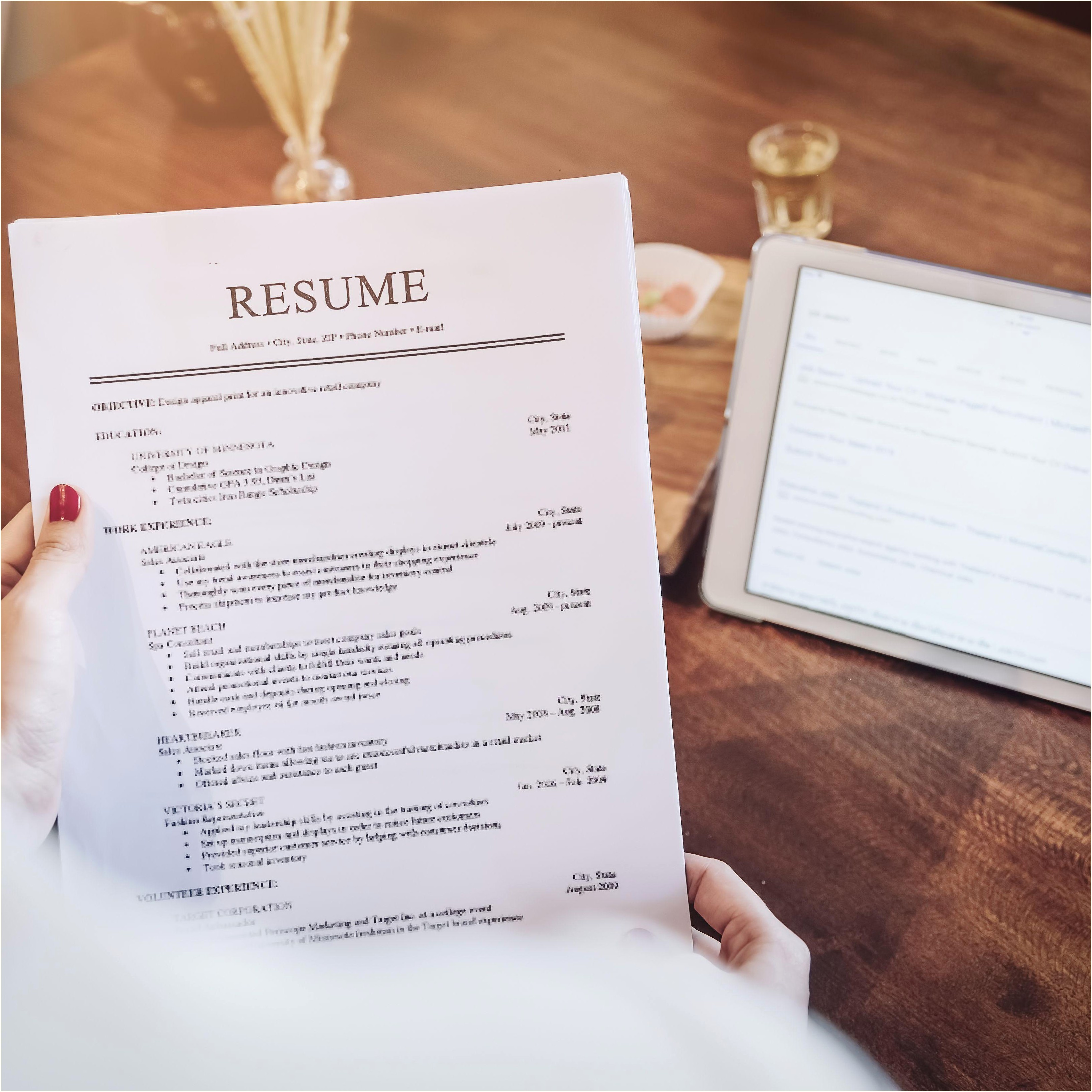 Resume Should I Put Jobs On Resume