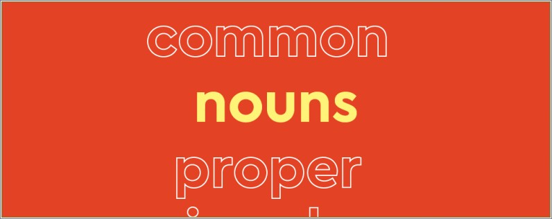 Resume Should Start With Description Of Noun