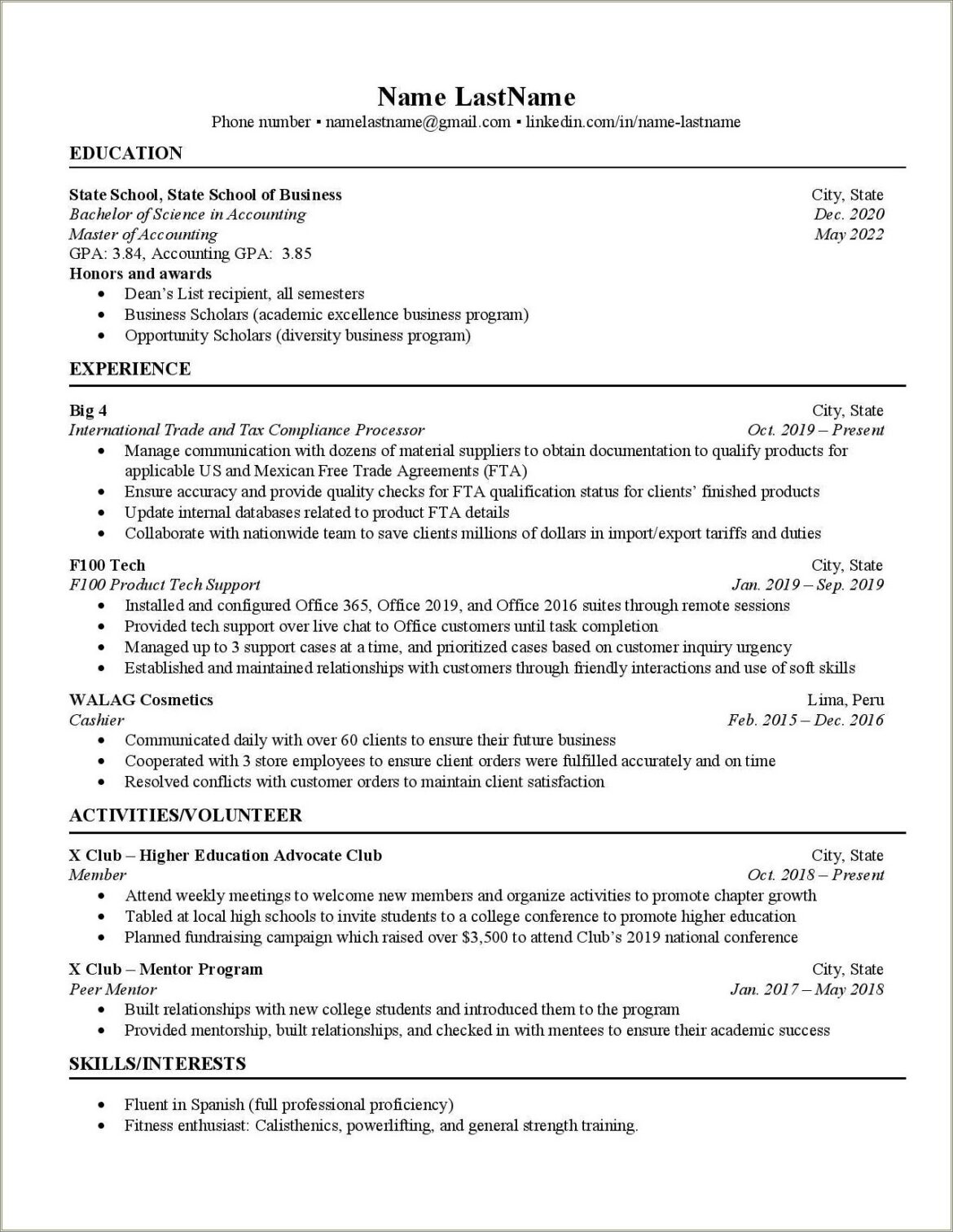 Resume Skills For Financial Analyst Reddit