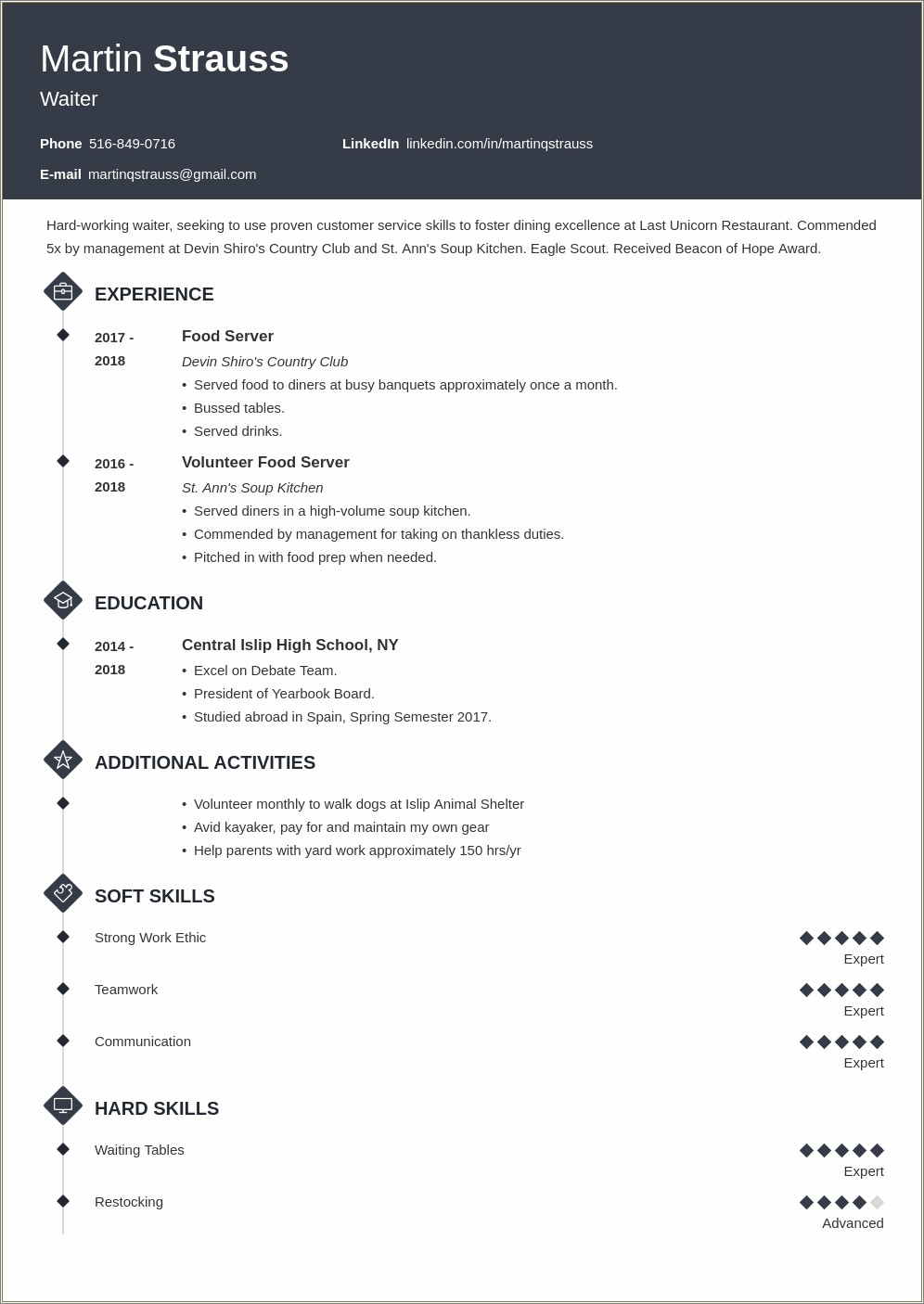 Resume Summary For Teen Part Time Jobs