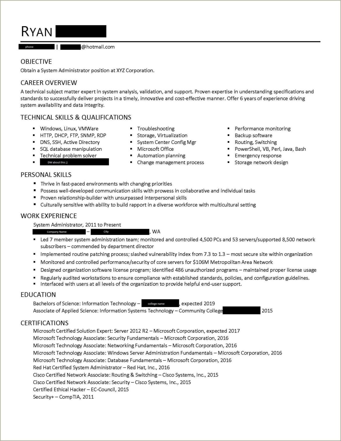 Resume Summary Statement For Customer Service Data Integrity