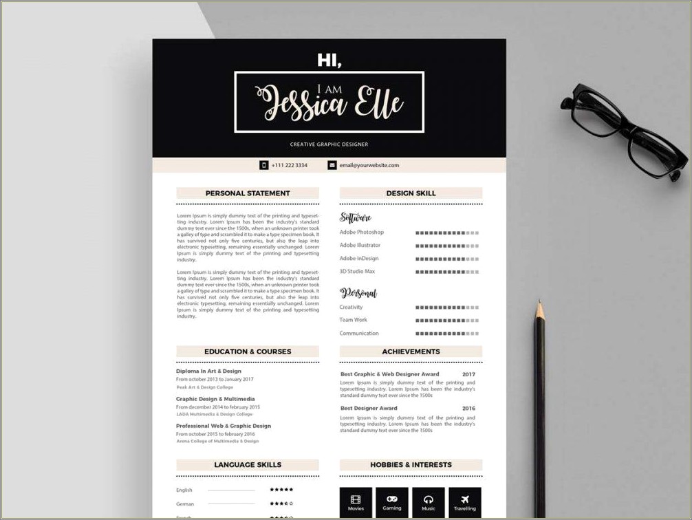 Resume Template 2017 Word Free Download