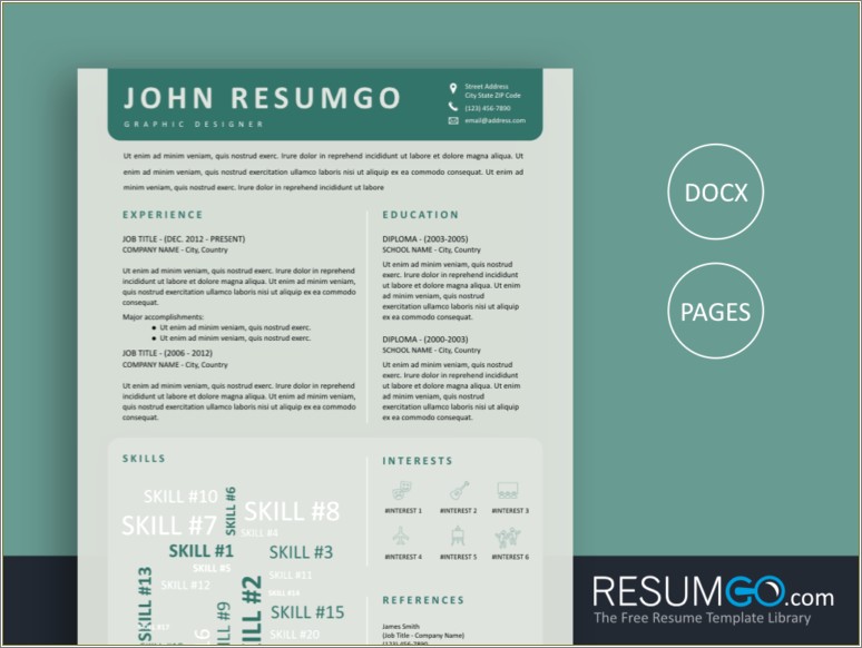 Resume Template Microsoft Word 2003 Download