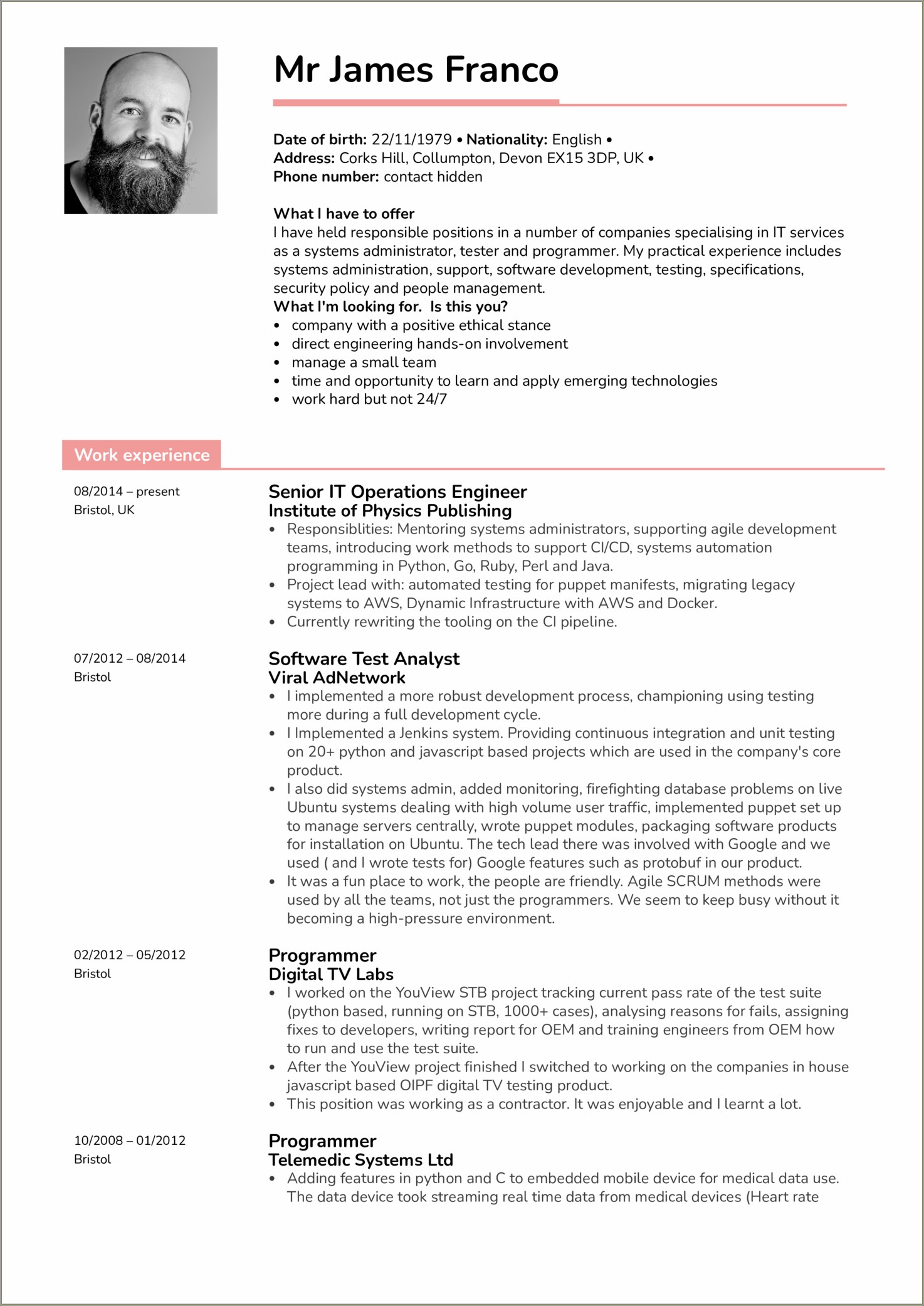 Resume Template That Allow Info To Be Inserted