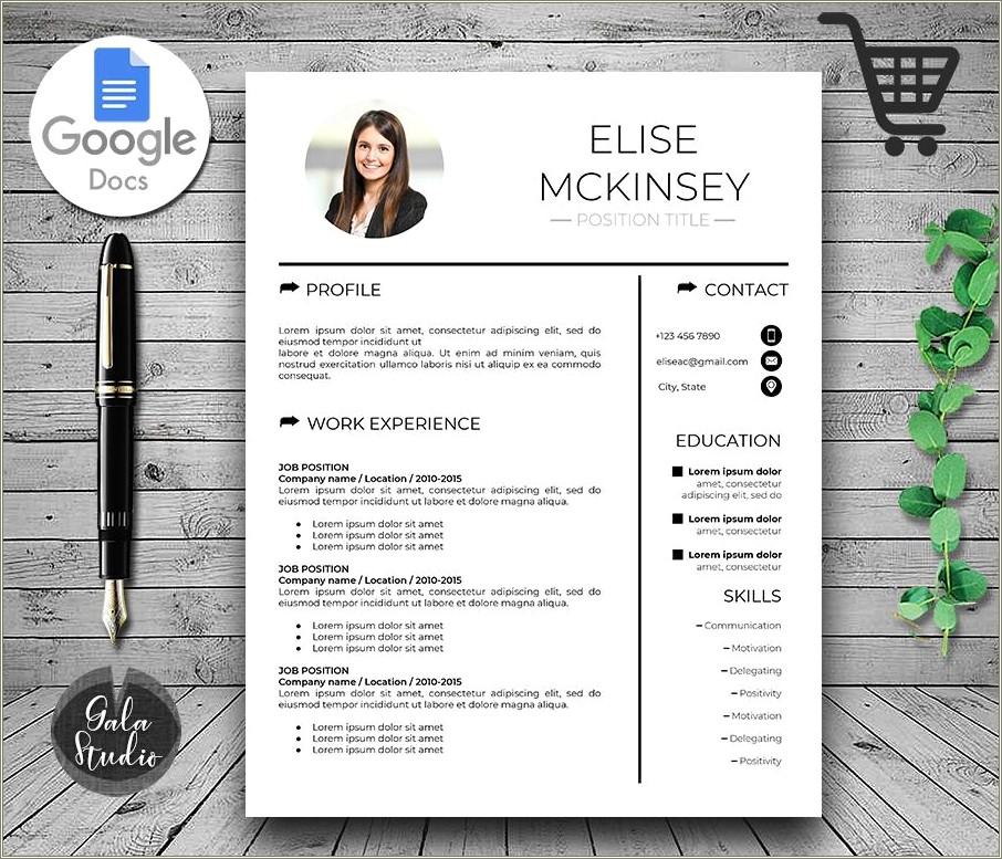 Resume Templates Compatible With Google Docs