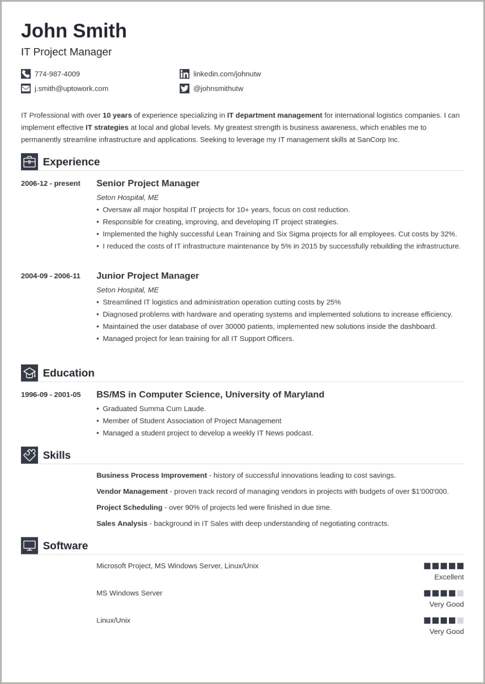 Resume Templates Employers Want To See
