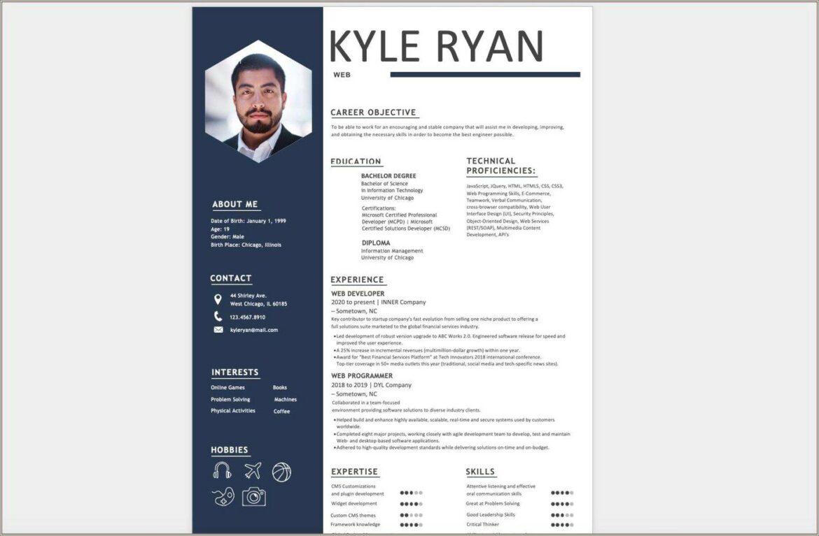 Resume Templates For Microsoft Word Microsoft Supportmicrosoft Support