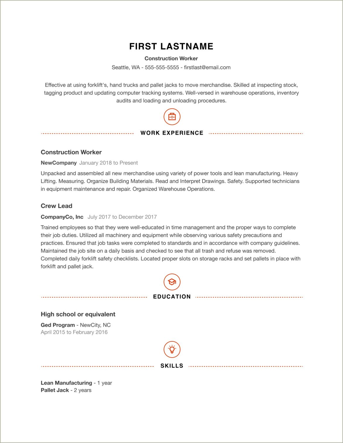 Resume Templates Free For High School Students