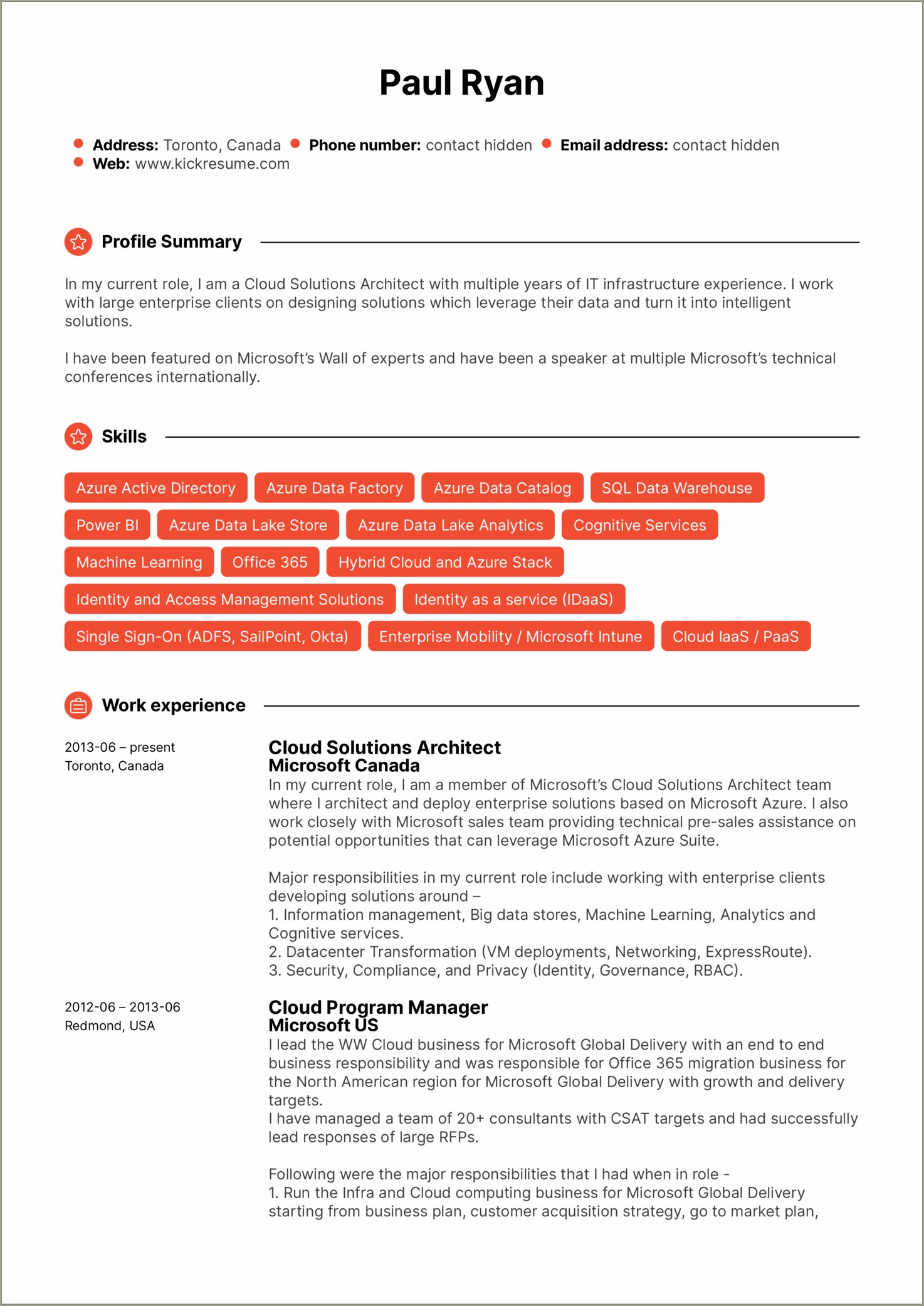 Resume Templates In Microsoft Word 365