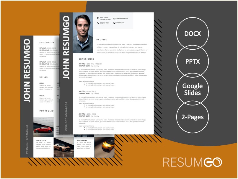 Resume Templates That Are 2 Pages