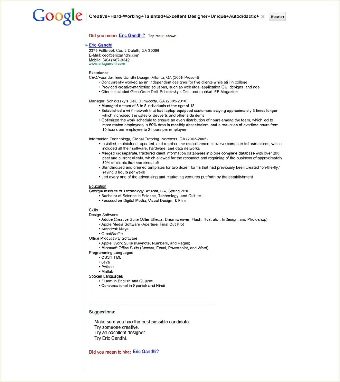 Resume That Got You The Job Reddit It