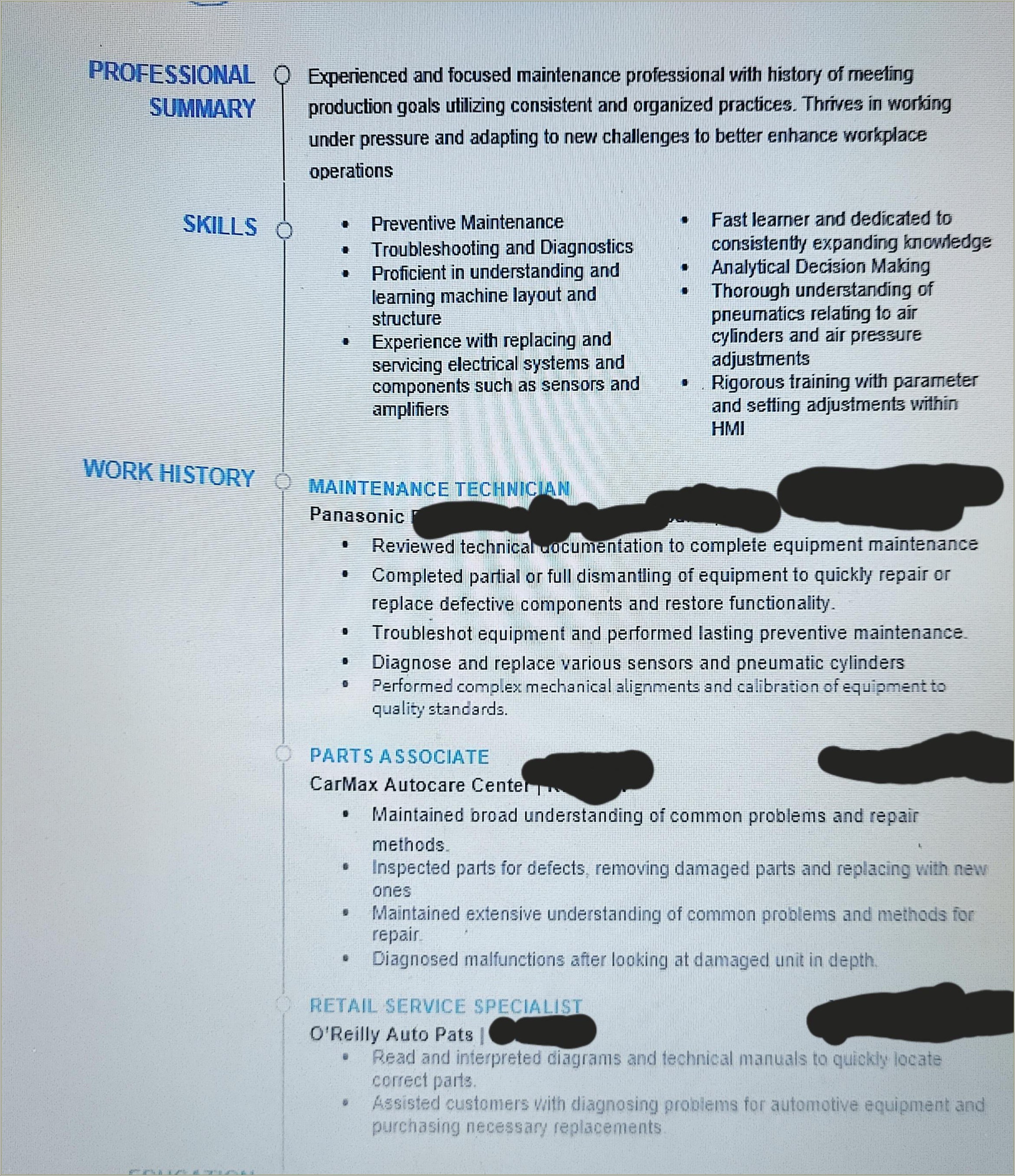 Resume Tips For Bad Work History