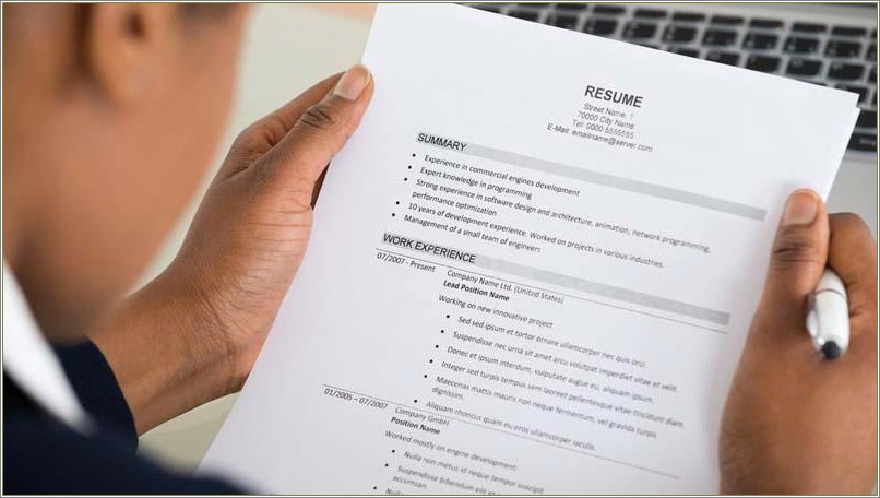 Resume Tips For Talent Agency Jobs