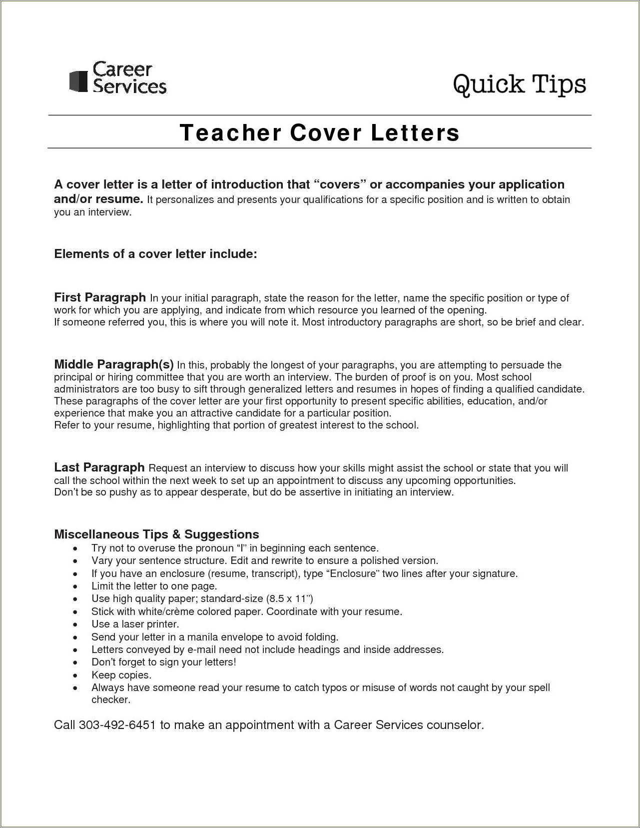 Resume To Get First Teaching Job