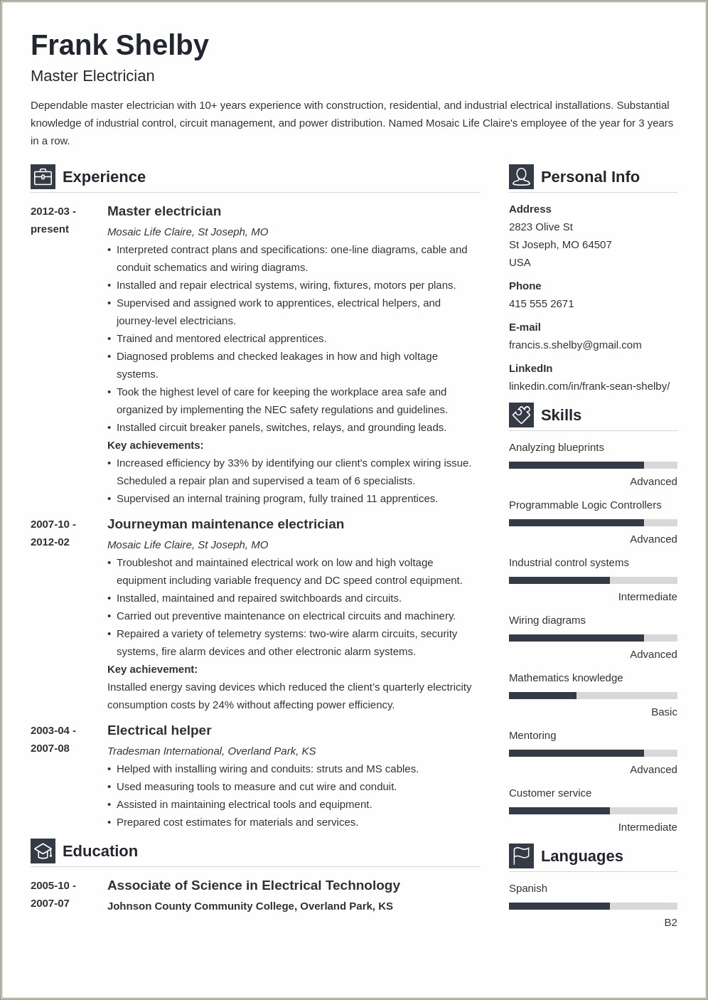 Resume Verbs For Working In Team