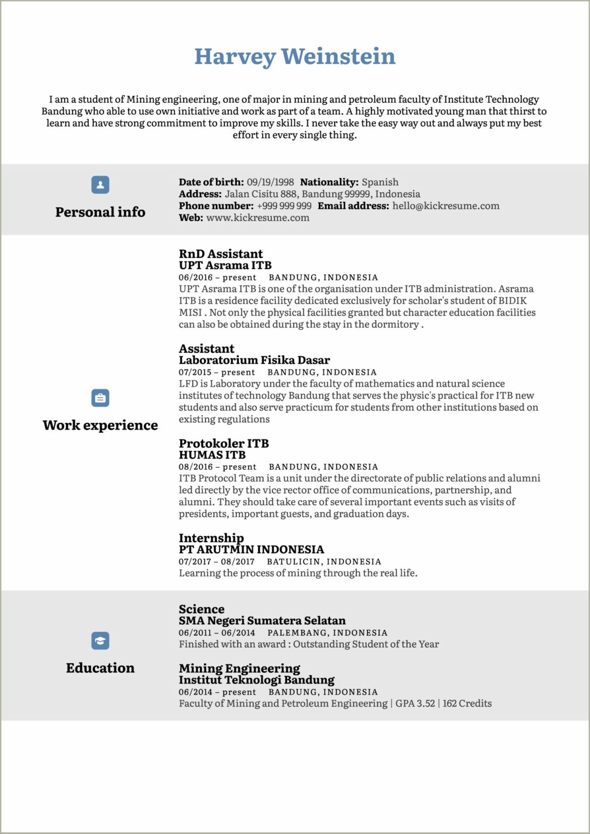 Resume Where To Put Skills Engineer